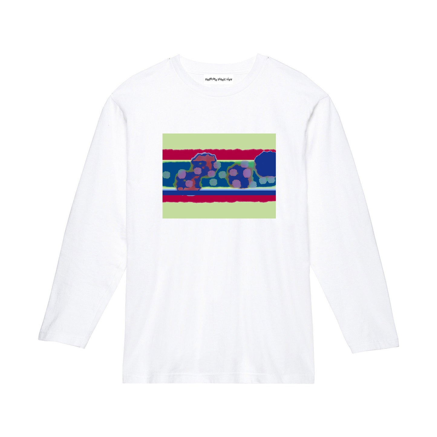 [moderato scenic view] Long T-shirts[Mad Markable Noise]