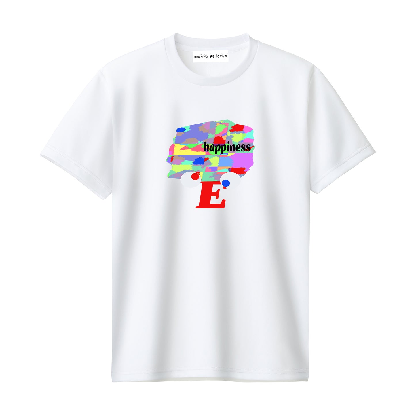 [moderato scenic view] T-shirts [Brain on the happiness]
